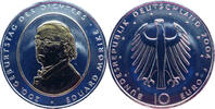 Deutschland 10 Euro 200. Geburtstag des Dichters Eduard Mörike - Motiv goldveredelt -