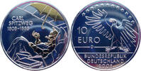 Deutschland 10 Euro 200. Geburtstag Carl Spitzweg - Motiv goldveredelt -