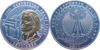 Deutschland 10 Euro 200. Geburtstag von Franz Liszt - Motiv goldveredelt -