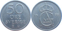 Schweden 50 Öre Gustav VI. Adolf (1950-1973) -