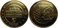 Deutschland 2 Euro Specimen Probeprägung - Bremen - vergoldet -