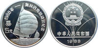 China 5 Yuan Olympische Spiele 1988 in Seoul - Segeln -
