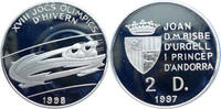 Andorra 2 Diners Olympische Winterspiele 1998 in Nagano (Japan) - Bobfahrer -