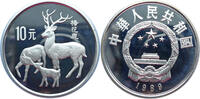 China 10 Yuan Bedrohte Tiere - Skia-Hirsch -