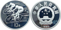 China 10 Yuan Olympische Spiele 1992 in Barcelona - Radrennfahrer -