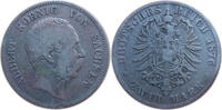Sachsen 2 Mark Albert 1873-1902 -