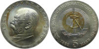 DDR 5 Mark 125. Geburtstag von Robert Koch (1843-1910) -