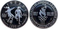 USA Half Dollar Olympische Sommerspiele 1996 in Atlanta - Fußballerinnen -