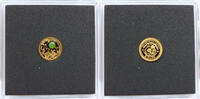Liberia 25 Dollar Die Welt der Edelsteine - Jade - 0,5 g Gold -