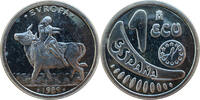 Spanien 1 ECU Europa and the bull -