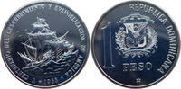 Dominikanische Republik 1 Peso 1988 500. Jahrestag der Entdeckung und Ev... 15,00 EUR Differenzbesteuert nach §25a UStG zzgl. 4,50 EUR Versand