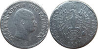Brandenburg-Preussen 1/6 Taler Wilhelm I. Koenig von Preussen (1861-1888) -