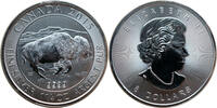 Kanada 8 Dollars Bison - 1 1/4 Oz Silber -