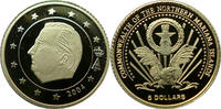 Nördliche Marianen, Northern Mariana Islands 5 Dollars Euromotiv Belgien - König Albert II. - 1/25 Oz Gold -