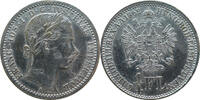 1/4 Florin 1862 A Österreich Kaiserreich Franz Joseph I. (1848-1916) ss-vz, leichte Kratzer, leicht fleckig