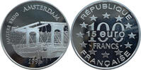 Frankreich 15 Euro / 100 Francs 1996 Grachten in Amsterdam - Magere Brug... 69,00 EUR  zzgl. 4,50 EUR Versand