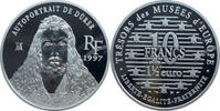 Frankreich 1,5 Euro / 10 Francs 1997 Selbstbildnis D&uuml;rers PP, minimal fl... 64,00 EUR  zzgl. 4,50 EUR Versand