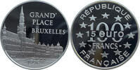 Frankreich 15 Euro / 100 Francs 1996 Grooter Markt in Br&uuml;ssel PP, minima... 69,00 EUR  zzgl. 4,50 EUR Versand