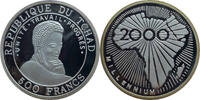 Tschad 500 Francs 2000 Afrika 2000 PP 25,00 EUR  zzgl. 4,50 EUR Versand