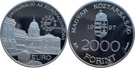 Ungarn 2000 Forint 1997 Integration in die Europ&auml;ische Union PP, fleckig... 104,00 EUR  zzgl. 7,50 EUR Versand