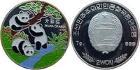Nordkorea 2 Won 2004 Fauna of Asia - Panda - Farbm&uuml;nze PP, fleckig angel... 35,00 EUR  zzgl. 4,50 EUR Versand