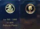 Nauru Half Dollar 2018 Henry the Lion - 0,29 g Feingold PP, fleckig ange... 55,00 EUR  zzgl. 4,50 EUR Versand