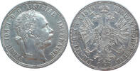 &Ouml;sterreich 1 Florin 1879 Franz Joseph I. ss, kl. Randfehler 35,00 EUR  zzgl. 4,50 EUR Versand