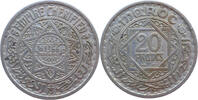 Marokko 20 Francs 1366 FRENCH PROTECTORATE ss 12,00 EUR  zzgl. 4,50 EUR Versand