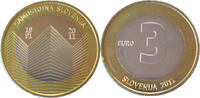 Slowenien 3 Euro 2011 20 Jahre Unabh&auml;nigkeit des Staates Slowenien - Sam... 8,00 EUR  zzgl. 4,50 EUR Versand
