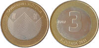 Slowenien 3 Euro 2011 20 Jahre Unabh&auml;nigkeit des Staates Slowenien - Sam... 8,00 EUR  zzgl. 4,50 EUR Versand