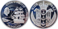 Niue 10 Dollars Cook's Seereise -