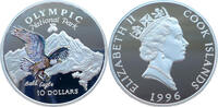Cook Inseln 10 Dollars Olympic National Park - Adler - Farbmünze -
