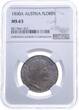 ÖSTERREICH Gulden 1860 A Franz Joseph 1848-1916 1860 NGC MS63. Patina, fast Stempelglanz