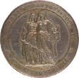SCHWEIZ 1864 Silber-Medaille Genf Randfehler, sehr schön