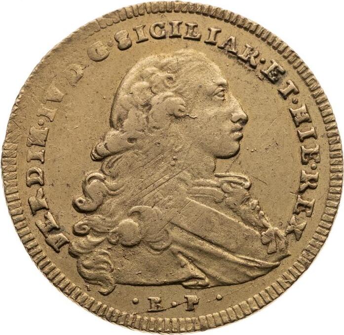 ITALIEN 6 Ducati 1771 Neapel Ferdinando IV. (III.) 17591806 Justiert