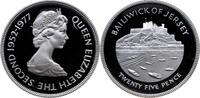 JERSEY 25 Pence Elizabeth II. 1952-2022 -