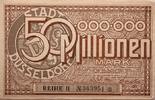 NOTGELD DER DEUTSCHEN INFLATION 5 Millionen Mark -
