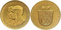 LIECHTENSTEIN 100 Francs 1952 Bern Franz Joseph II. 1938-1989 Vorzüglich