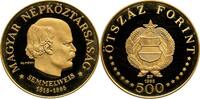 UNGARN 500 Forint 1968 Volksrepublik, 1949-1989 Originaletui, PP