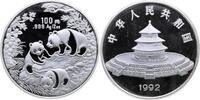 100 Yuan 1992 Shanghai CHINA Volksrepublik, seit 1949 Originaletui, COA (Nr. 490), eingeschweißt, PP