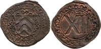 RAVENSBERG 12 Pfennig Georg Wilhelm von Brandenburg und Wolfgang Wilhelm von Pfalz-Neuburg, Gemeinschaftsprägung 1614-1623 -