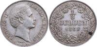 BAYERN 1/2 Gulden Ludwig II. 1864-1886 -