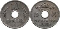DEUTSCH-OSTAFRIKA 10 Heller 1909 Hamburg Sehr schön-vorzüglich 45,00 EUR  zzgl. 5,00 EUR Versand