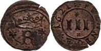 REGENSTEIN Kipper-3 Pfennig Friedrich Ulrich 1613-1634 -