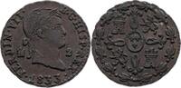 2 Maravedis 1833 Segovia SPANIEN Fernando VII. 1813-1833 1833 Vorzüglich