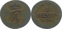 ANHALT-BERNBURG Pfennig Alexius Friedrich Christian 1796-1834 -