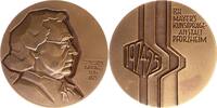 DICHTER UND SCHRIFTSTELLER Bronze-Jahresmedaille Mörike, Eduard 1804-1875 -