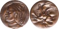 DICHTER UND SCHRIFTSTELLER Bronze-Medaille o.J. ( Dante Alighieri 1265-1321 o.J. (1965) -