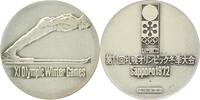 OLYMPISCHE SPIELE Silber-Medaille Sapporo 1972 -