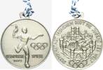 OLYMPISCHE SPIELE Tragbare versilberte Bronze-Medaille München 1972 -